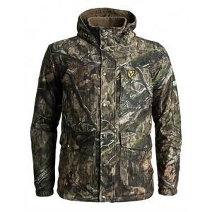 NEW MOSSY OAK men's thermal scent blocker hunting coat in camo brown/green